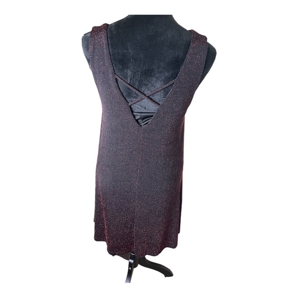 Anthropologie Everly Sleeveless Sparkle Midi Dress Size Medium - Picture 3 of 7